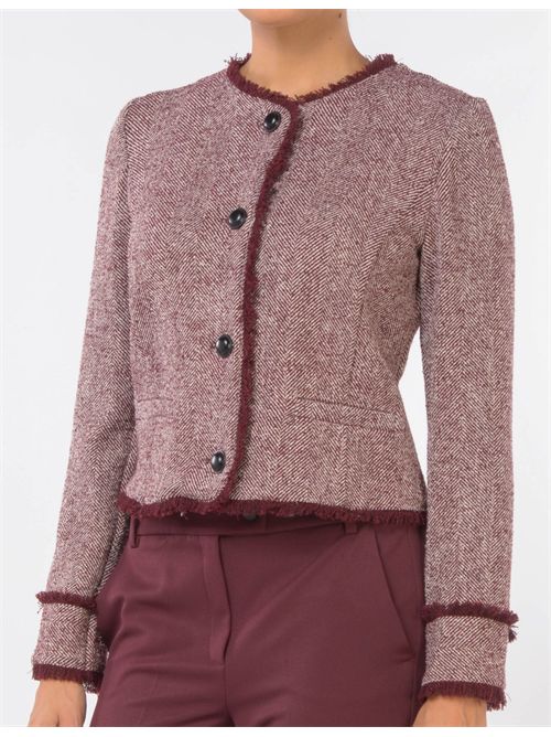 Giacca corta in stuoia EMME MARELLA | SCACCO576/003